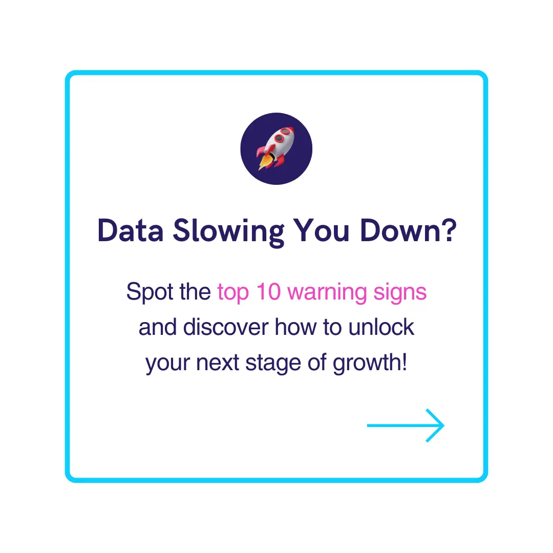 Warns Signs - Data Slowing You Down